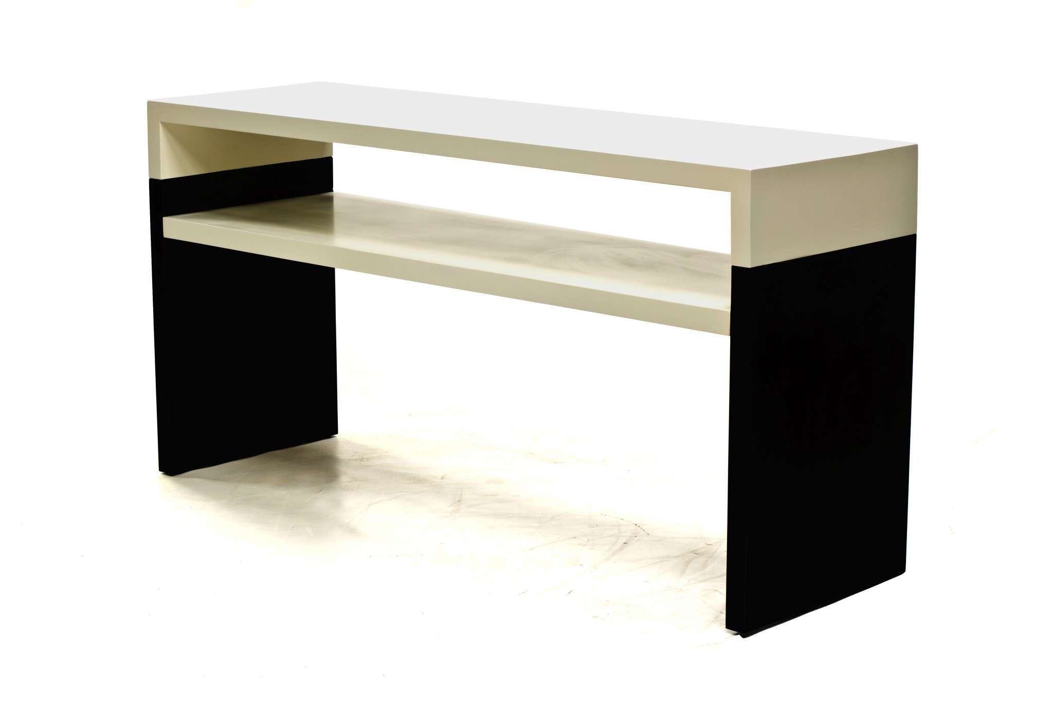 BW3687 Black and White Console