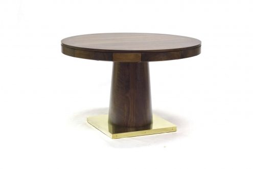 BW5251 Round Table with Brass Base