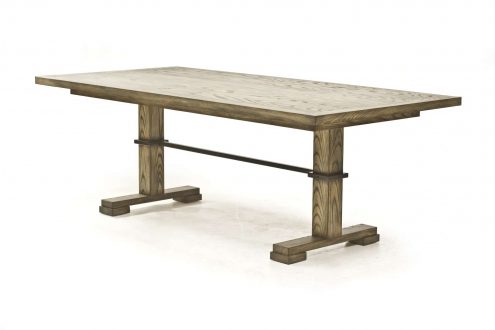 BW5313 Craftsmen Table with Steel Stretcher