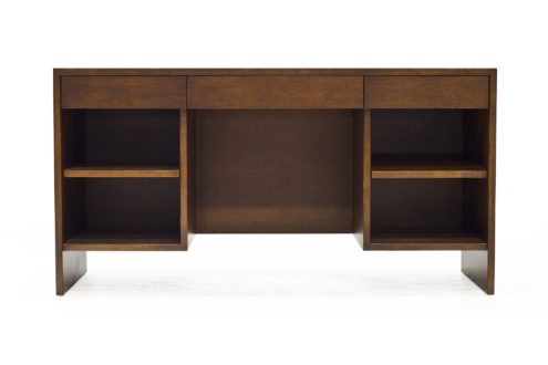 BW5850 Classic Office Desk with three drawers 60"w x 24"d x 31"h. Shown in Cherry with a Custom Stain. Contact BW for custom sizes